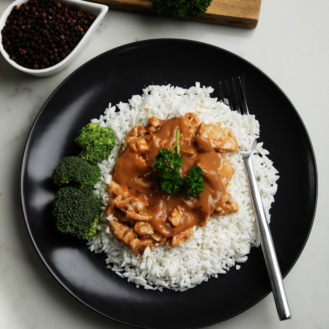 Peppered Chicken and rice, Ready Meals, Red Box Kitchen, Ireland