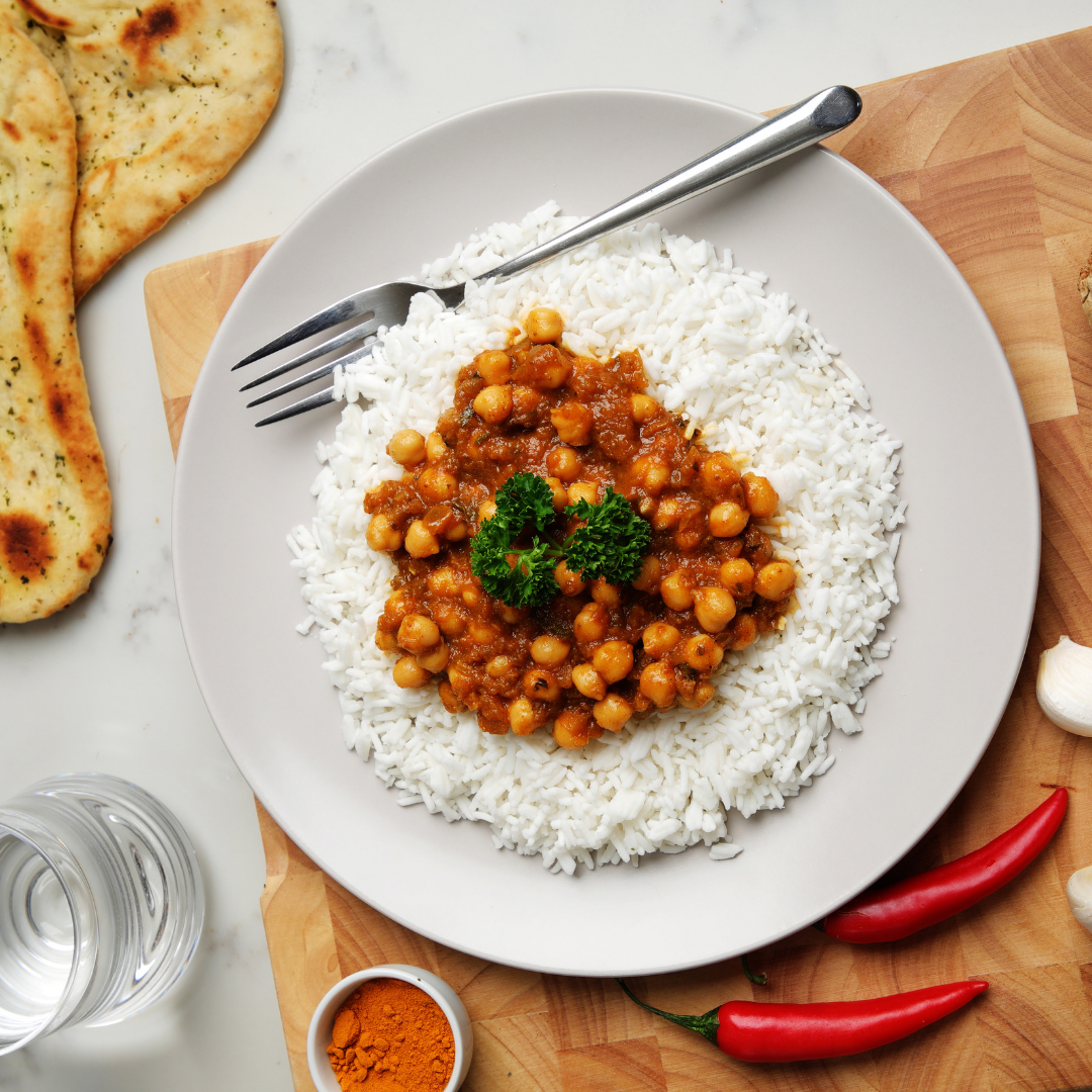 Chickpea Curry and rice, Ready Meals, Red Box Kitchen, Ireland